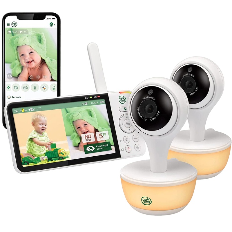 Leap Frog Remote Access 5 Smart Video Baby Monitor LF815-2HD